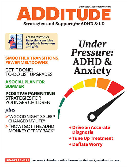 ADDitude March 01, 2021 Issue Cover