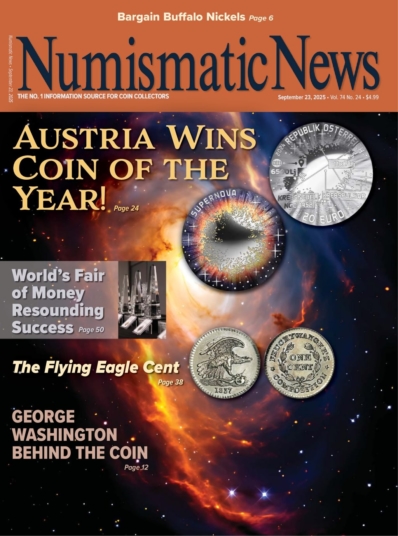 Numismatic News September 23, 2025 Issue Cover