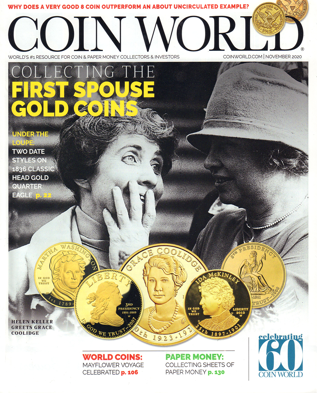 Coin-World-Monthly November 01, 2020 Issue Cover