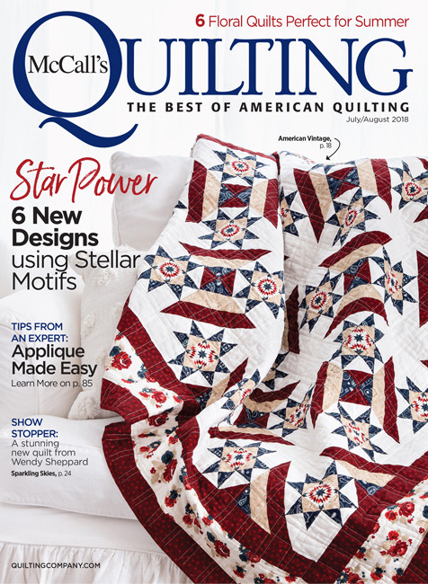 mccalls-quilting July 01, 2018 Issue Cover