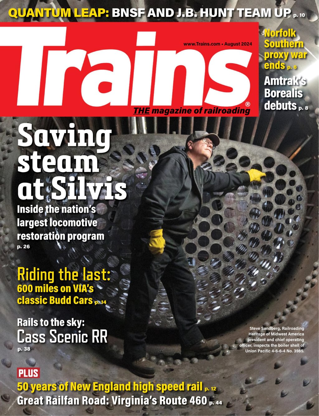 Trains August 01, 2024 Issue Cover