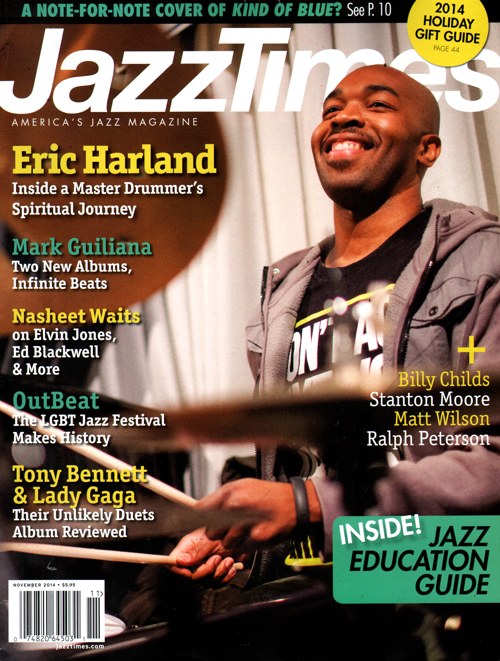 JazzTimes November 01, 2014 Issue Cover