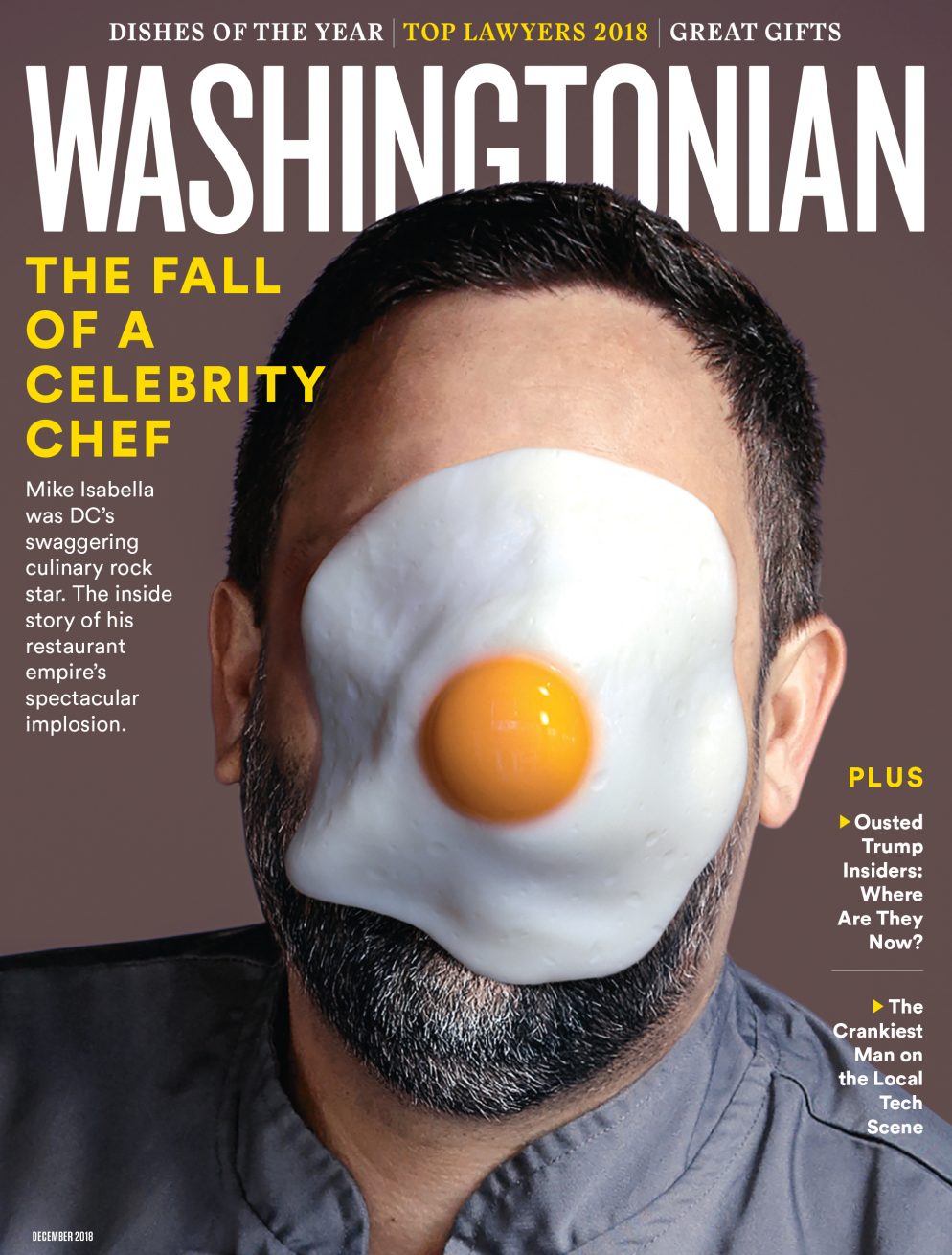 Washingtonian December 01, 2018 Issue Cover