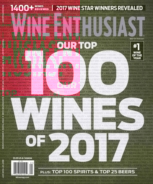 Wine-Enthusiast December 25, 2017 Issue Cover