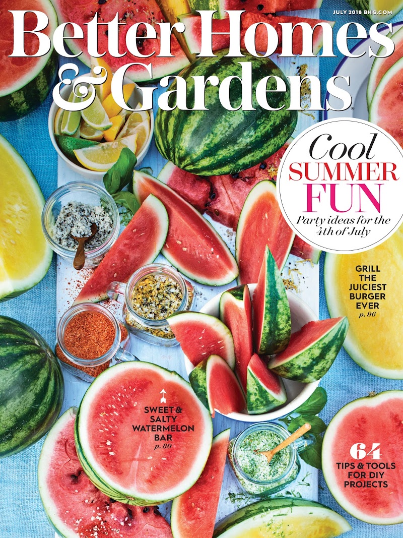 Better-Homes-and-Gardens July 01, 2018 Issue Cover