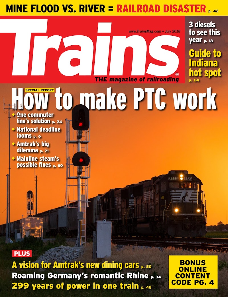 Trains July 01, 2018 Issue Cover