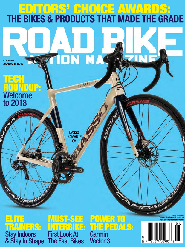 Road-Bike-Action January 01, 2018 Issue Cover