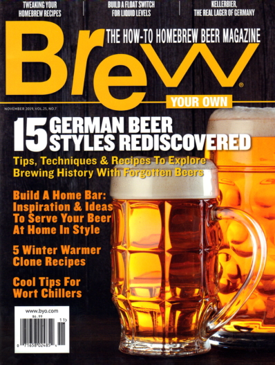 Brew Your Own November 01, 2019 Issue Cover