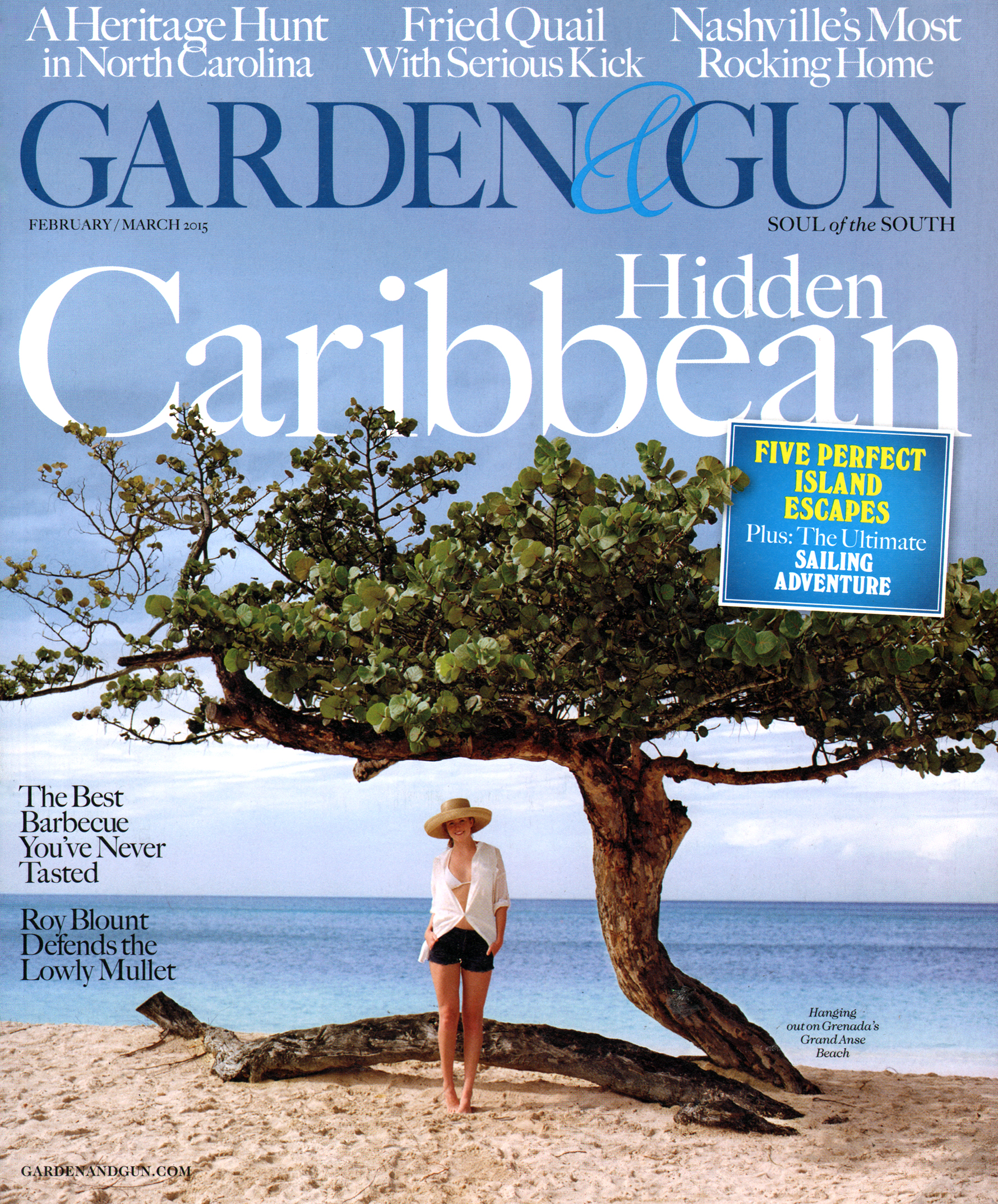 Garden-and-Gun February 01, 2015 Issue Cover