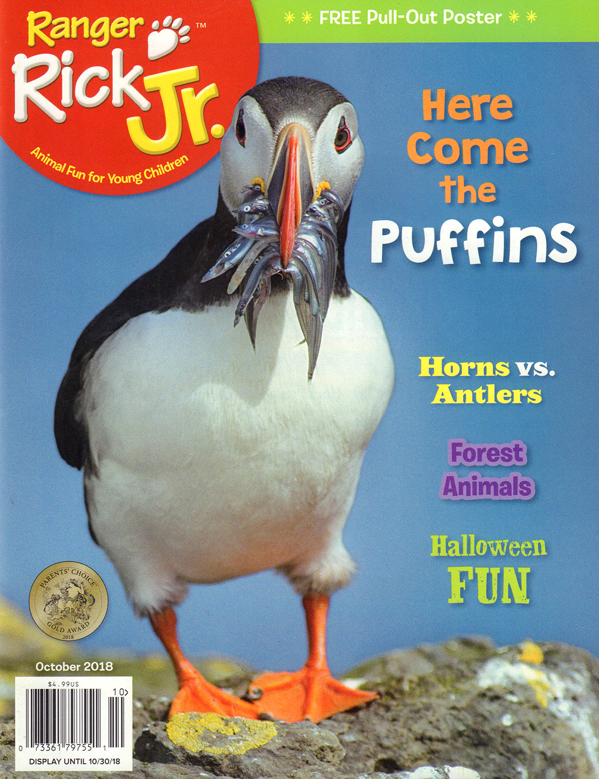 Ranger-Rick-Jr October 01, 2018 Issue Cover