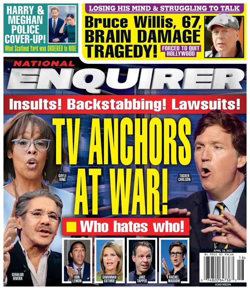 National-Enquirer April 18, 2022 Issue Cover