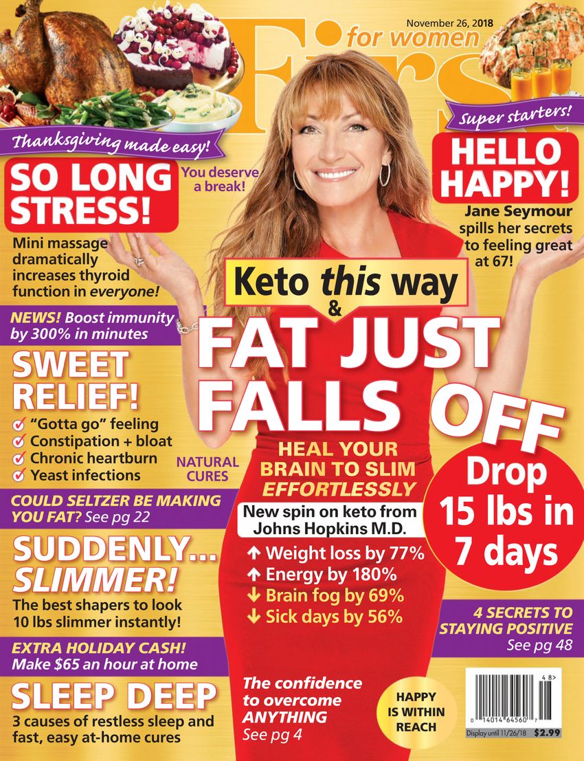 first-for-women November 26, 2018 Issue Cover