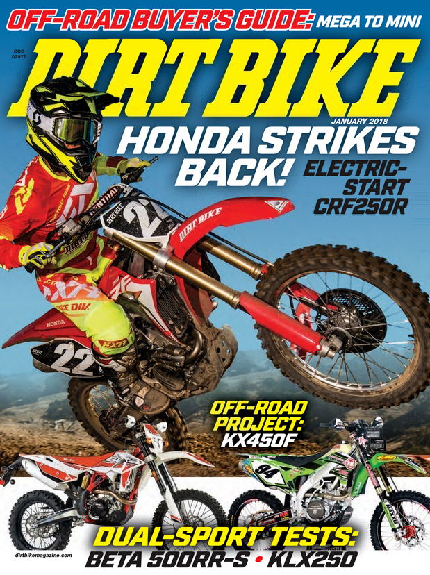 Dirt-Bike January 01, 2018 Issue Cover