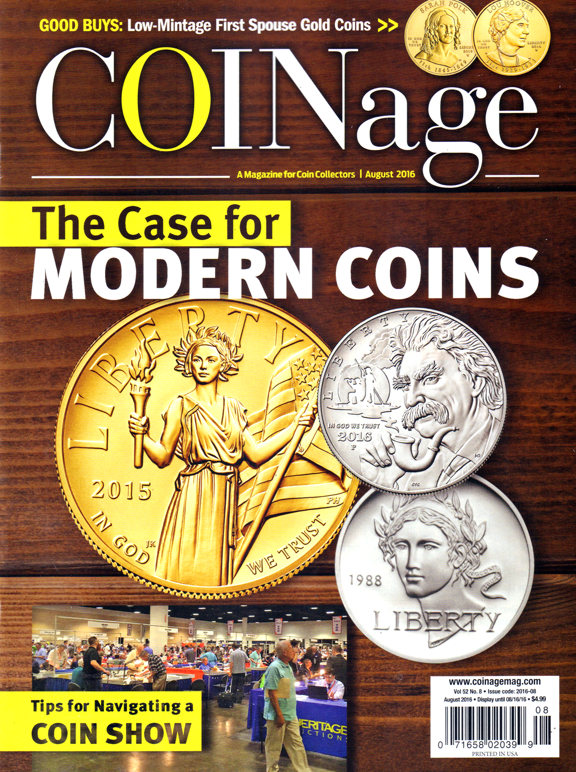 Coinage August 01, 2016 Issue Cover