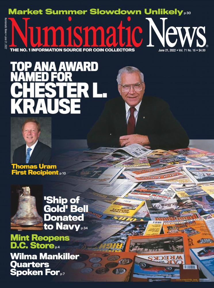 Numismatic-News June 21, 2022 Issue Cover