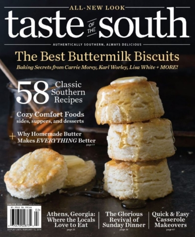 Taste of the South January 01, 2018 Issue Cover