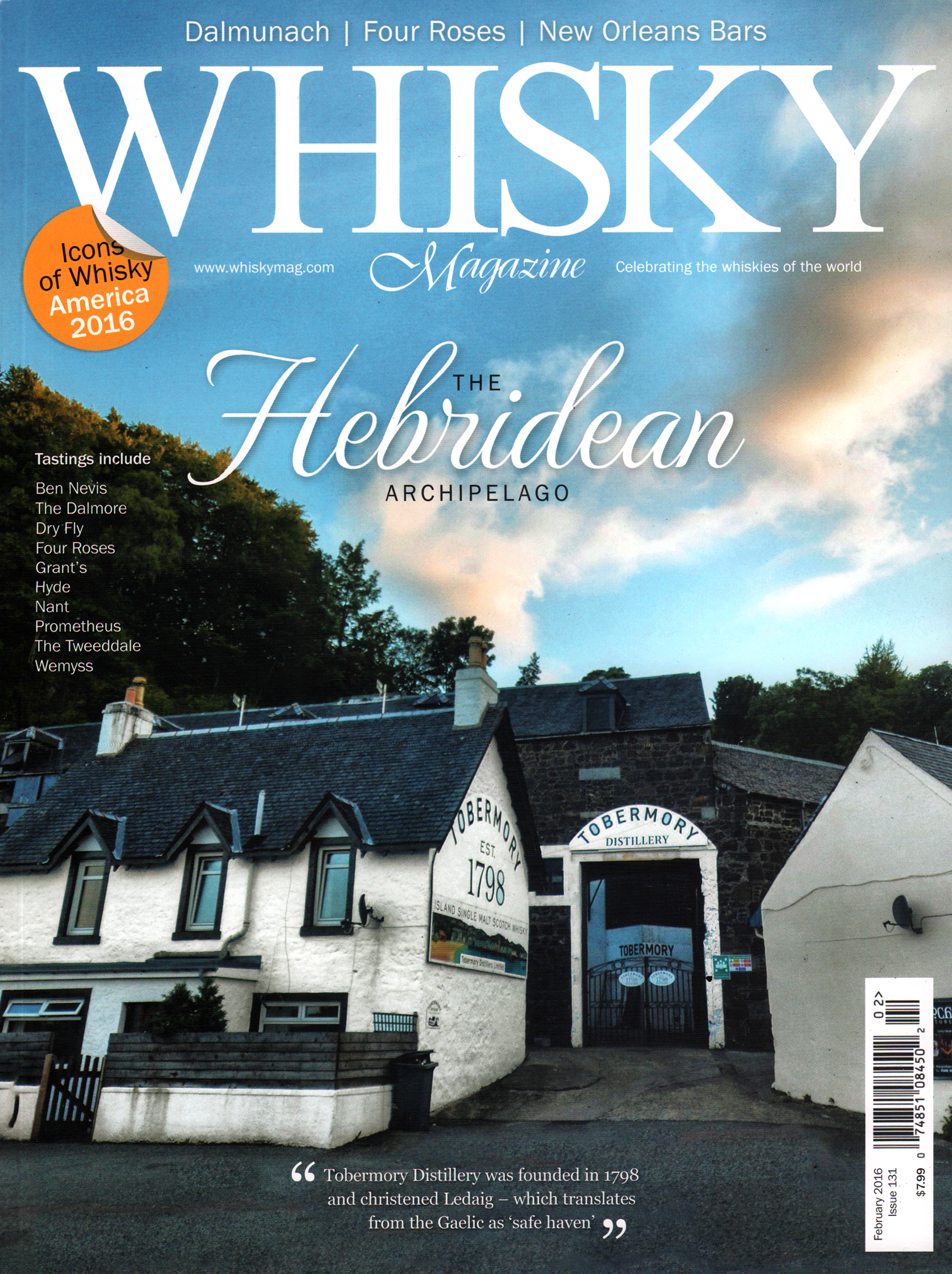 Whisky January 01, 2016 Issue Cover