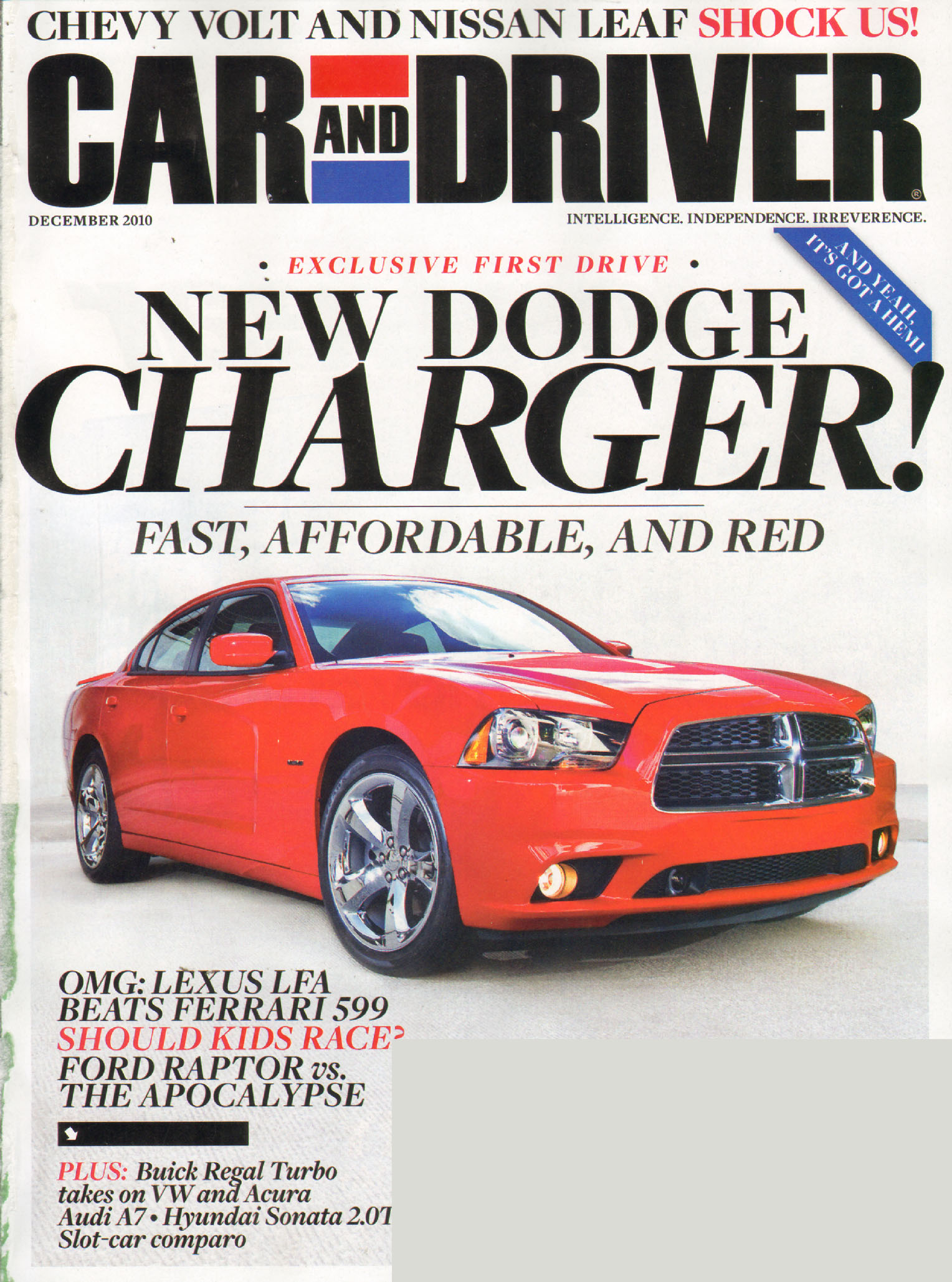 Car-And-Driver December 01, 2010 Issue Cover