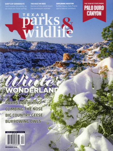Texas Parks & Wildlife December 01, 2016 Issue Cover