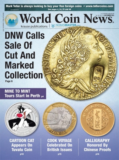 World Coin News September 01, 2018 Issue Cover