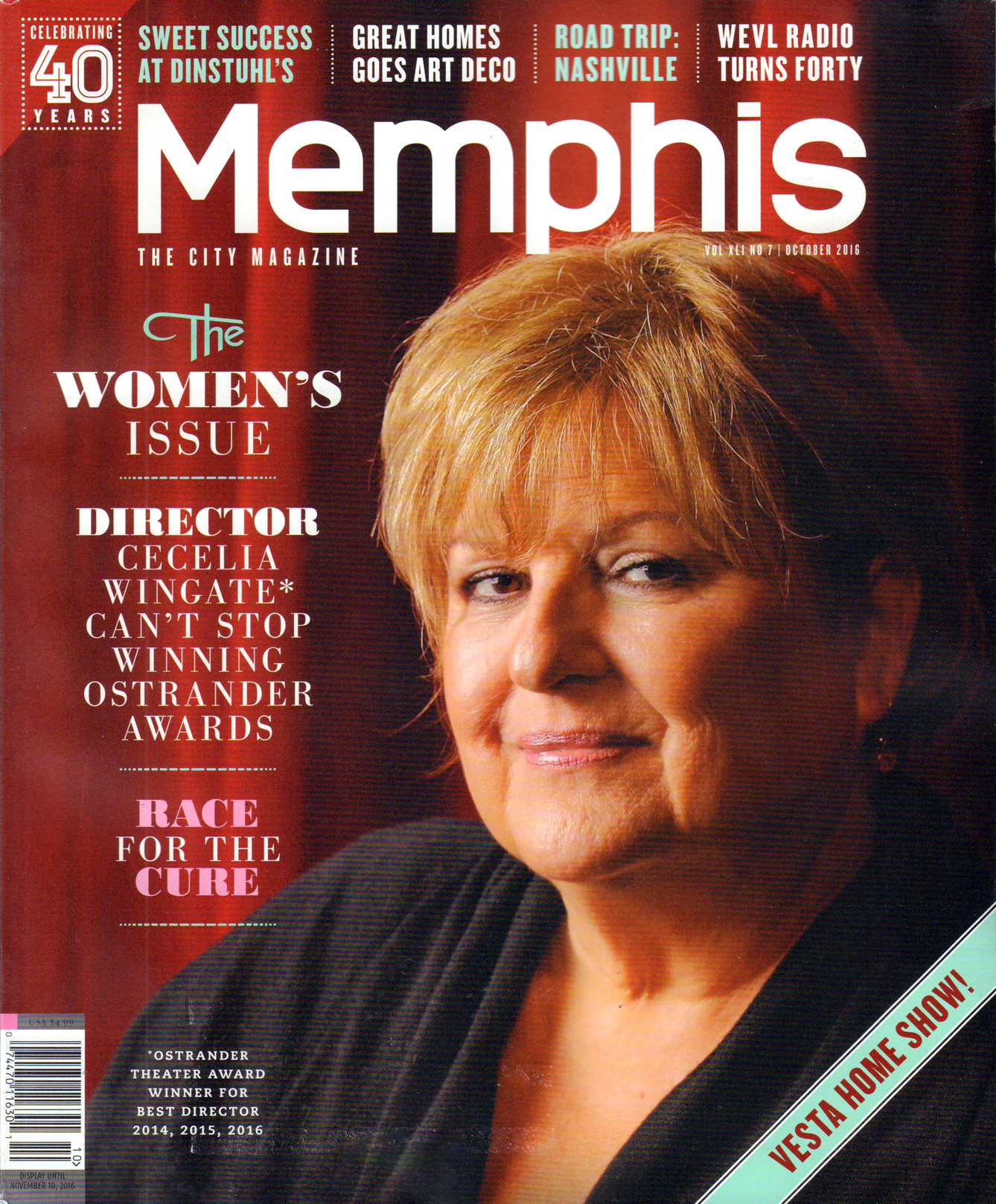 Memphis October 01, 2016 Issue Cover