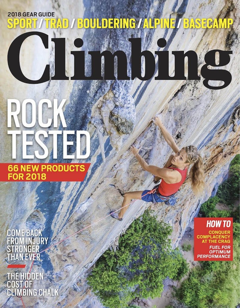 Climbing-Magazine April 01, 2018 Issue Cover