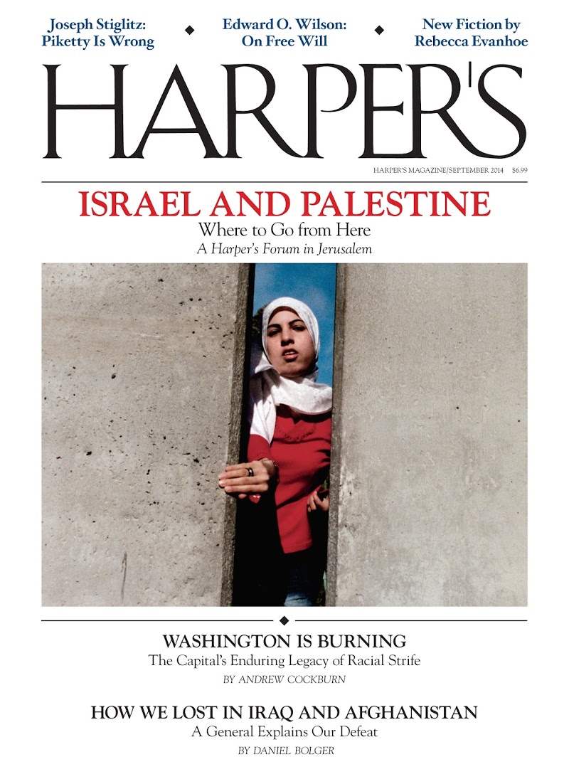 Harpers September 01, 2014 Issue Cover