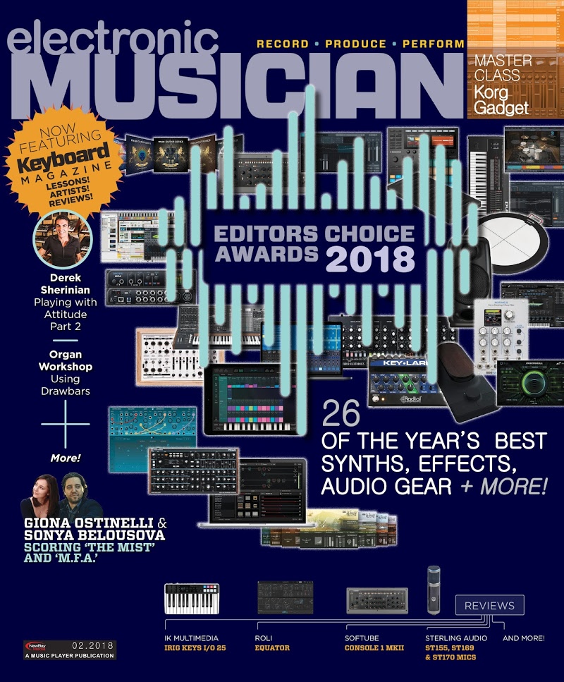 Electronic-Musician February 01, 2018 Issue Cover