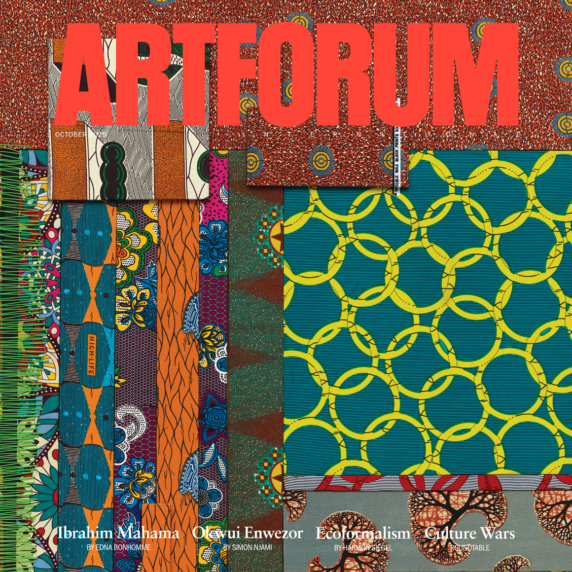 Artforum October 01, 2025 Issue Cover