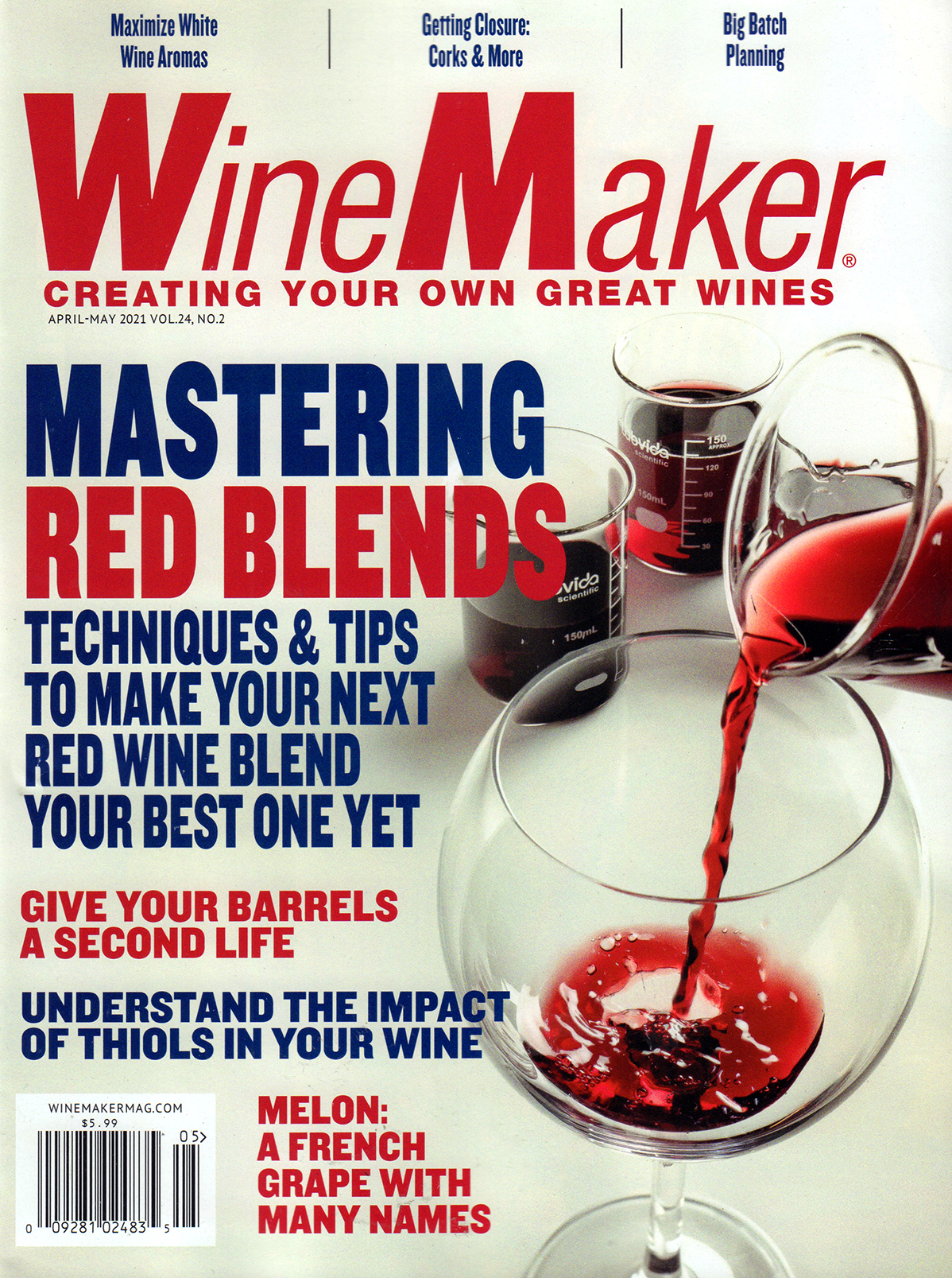 Winemaker April 01, 2021 Issue Cover