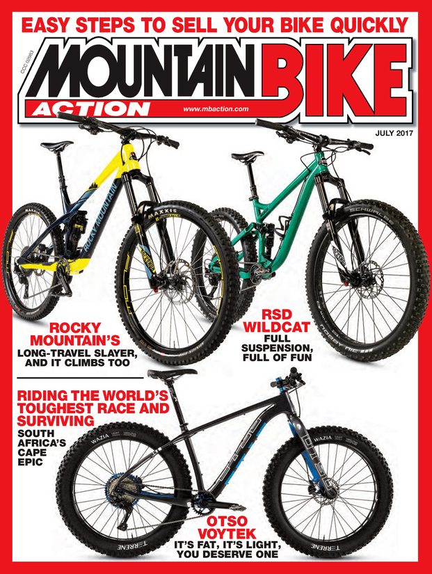 Mountain-Bike-Action July 01, 2017 Issue Cover