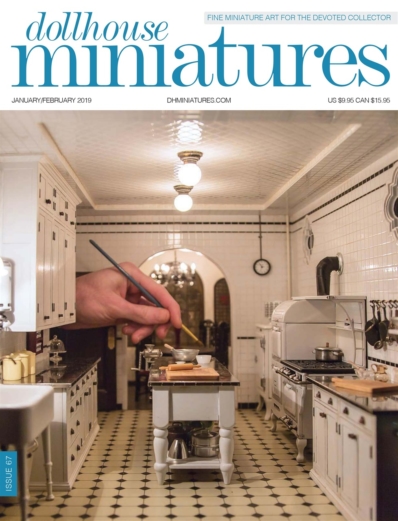 Dollhouse Miniatures January 01, 2019 Issue Cover