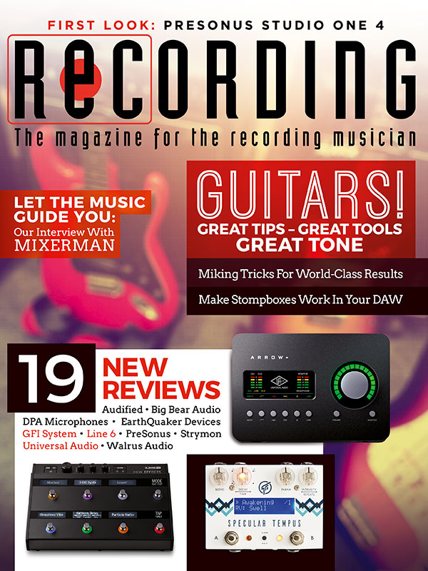 Recording-Magazine July 01, 2018 Issue Cover