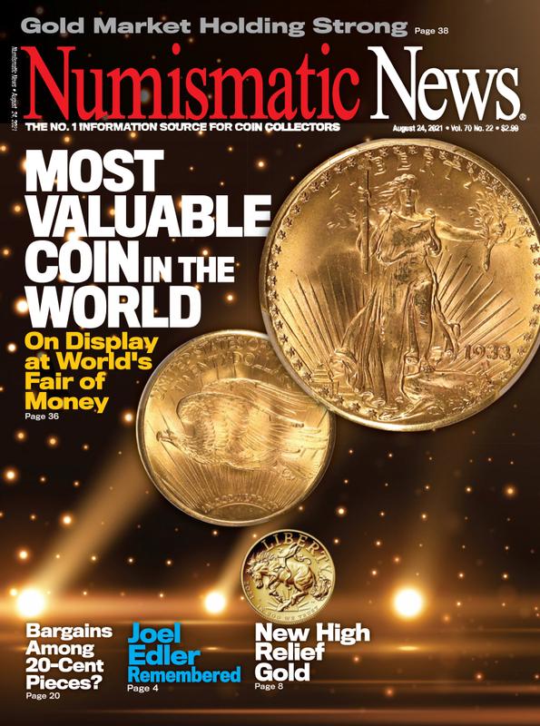Numismatic-News August 24, 2021 Issue Cover
