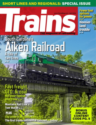 Trains April 01, 2019 Issue Cover