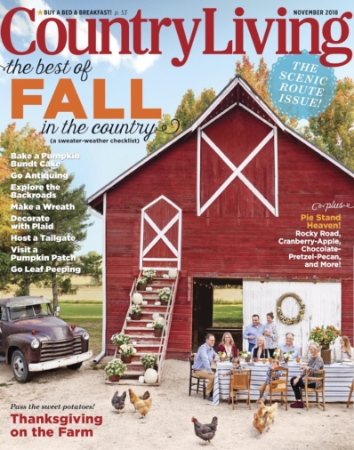 Country Living November 01, 2018 Issue Cover