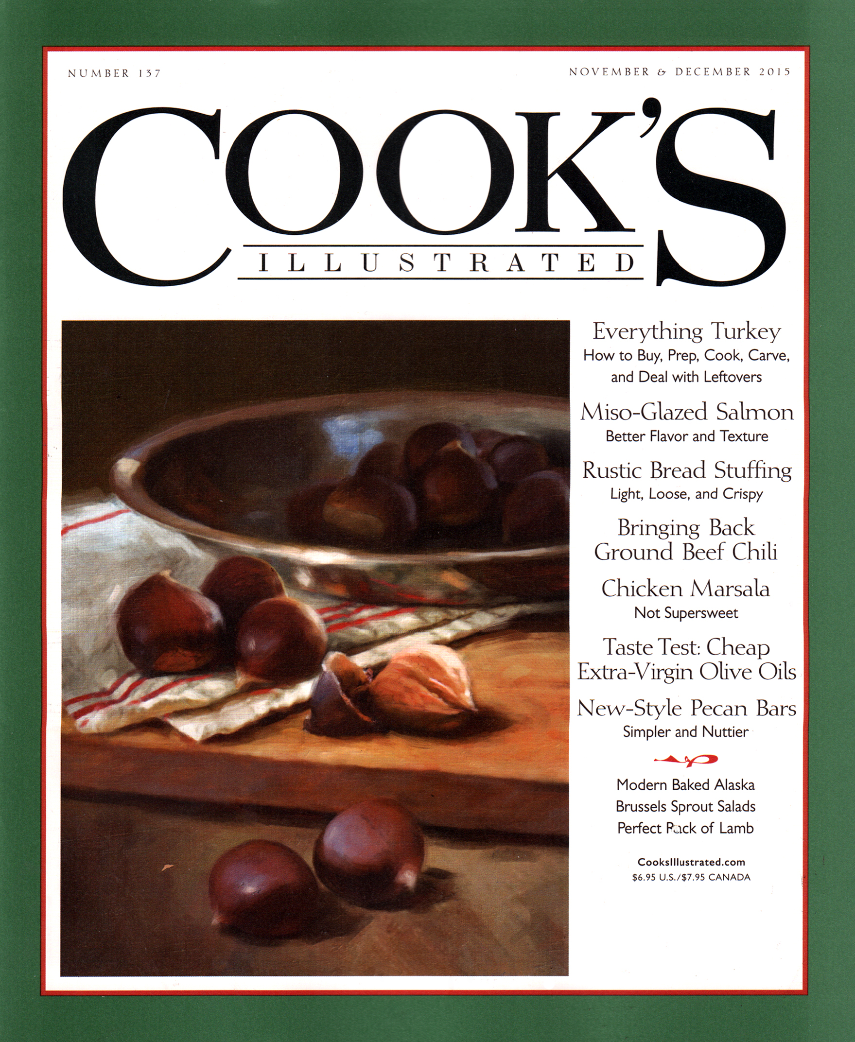 Cooks-Illustrated November 01, 2015 Issue Cover
