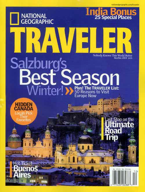 National-Geographic-Traveler October 26, 2004 Issue Cover