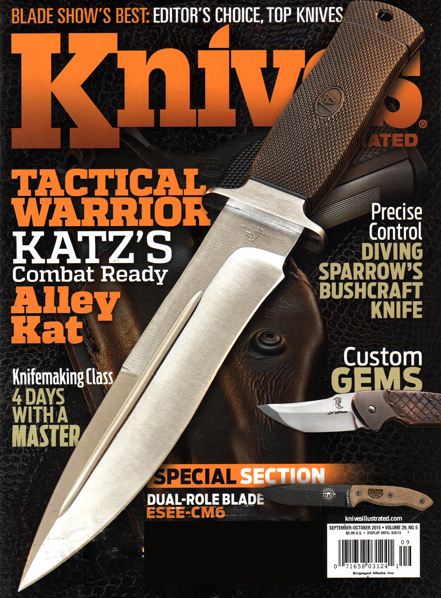 Knives-Illustrated September 01, 2015 Issue Cover