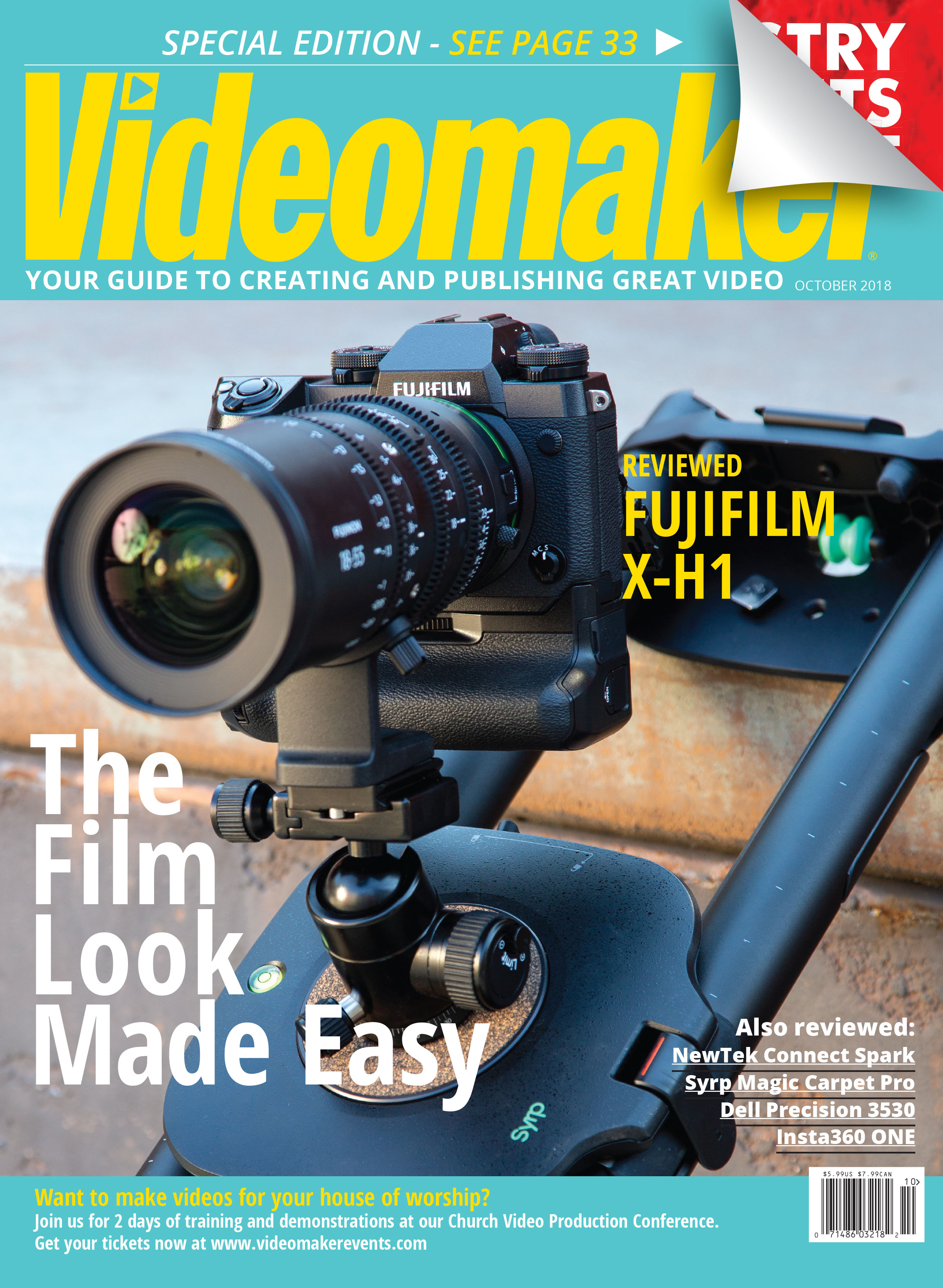 Videomaker October 01, 2018 Issue Cover