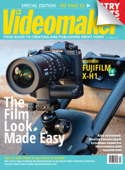 Videomaker October 01, 2018 Issue Cover