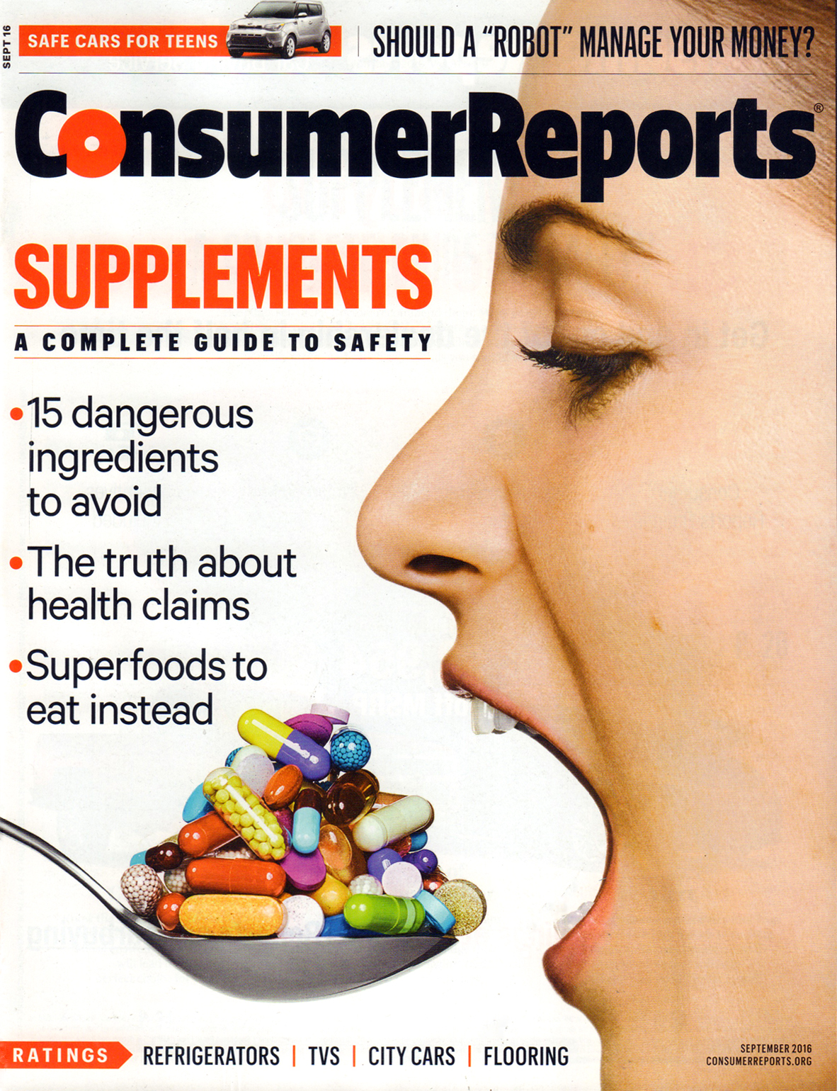 Consumer-Reports September 01, 2016 Issue Cover