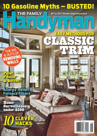 The Family Handyman June 01, 2016 Issue Cover