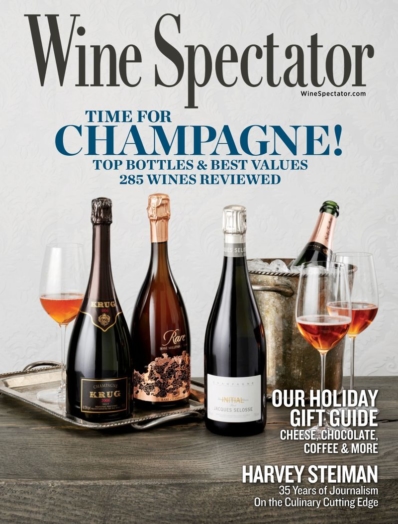 Wine Spectator December 15, 2019 Issue Cover