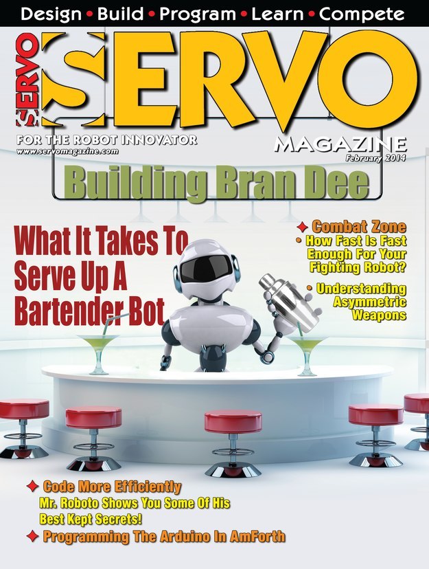 Servo-Magazine February 01, 2014 Issue Cover