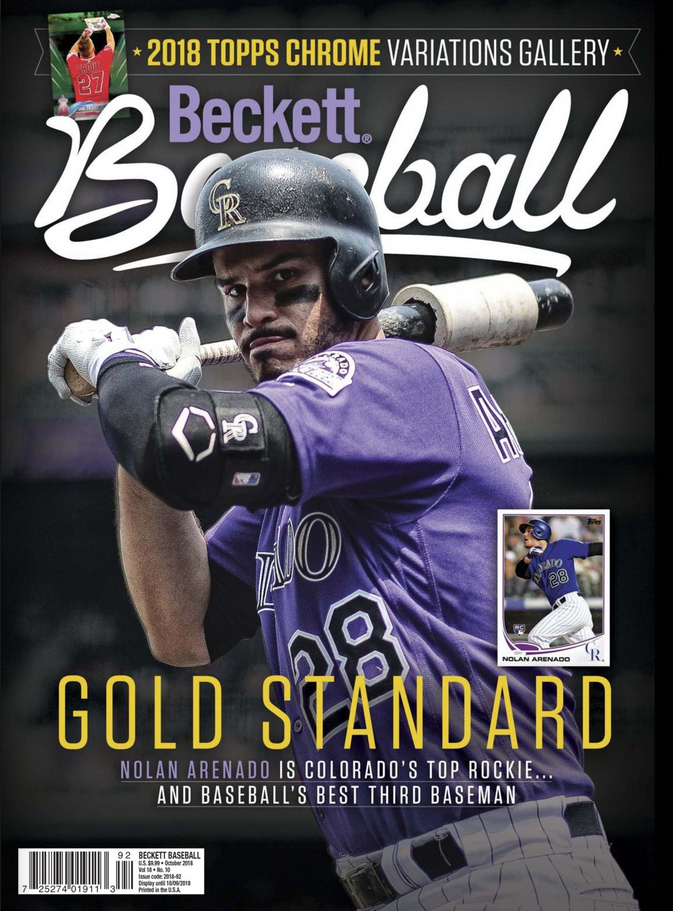 Beckett-Baseball October 01, 2018 Issue Cover