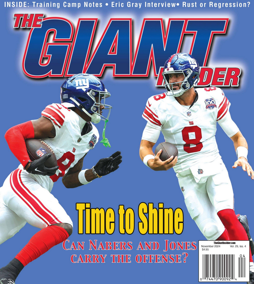 Giants-Insider November 01, 2024 Issue Cover