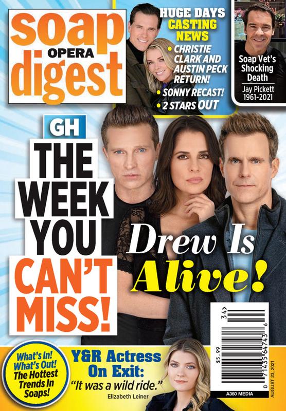 soap-opera-digest August 23, 2021 Issue Cover