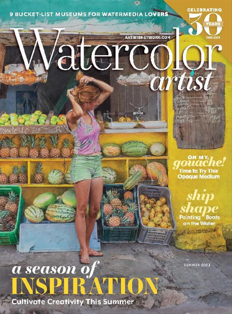 Watercolor-Artist June 01, 2023 Issue Cover