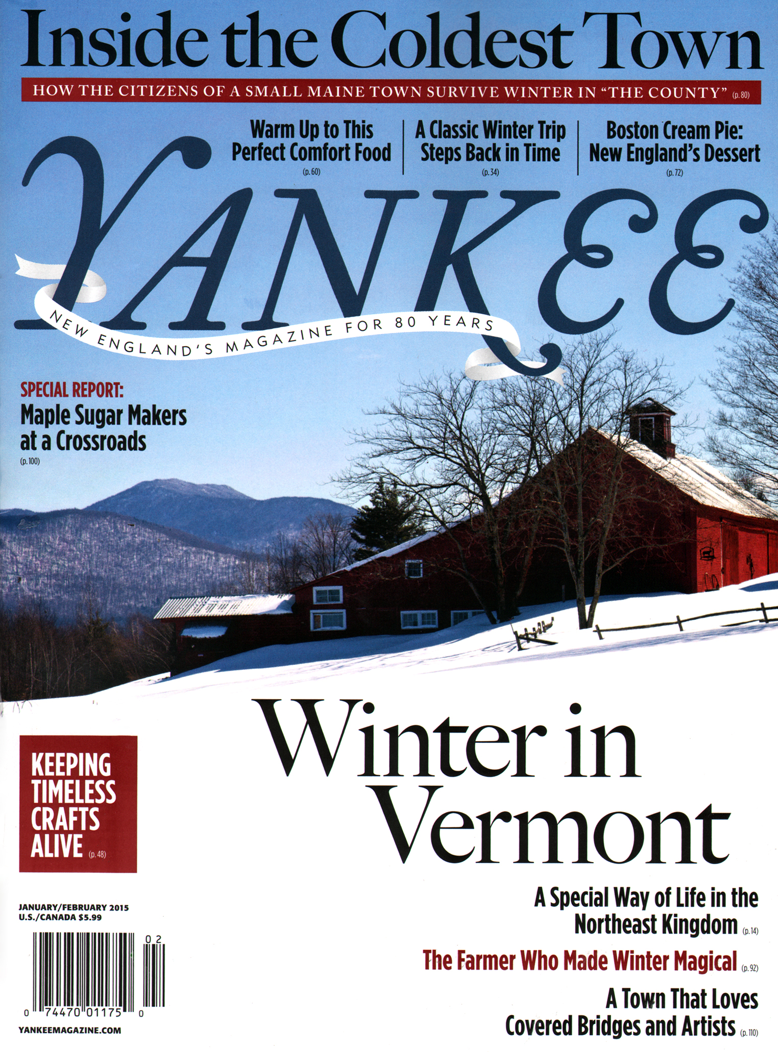 yankee January 01, 2015 Issue Cover